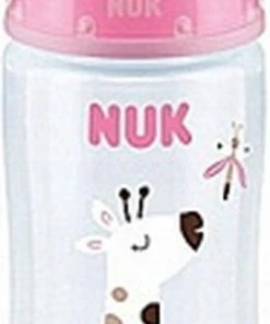 NUK First Choice+, Flow Control , Roze 360 Ml, 6-18 M -Sophie Shop 269x840 1