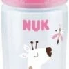 NUK First Choice+, Flow Control , Roze 360 Ml, 6-18 M -Sophie Shop 269x840