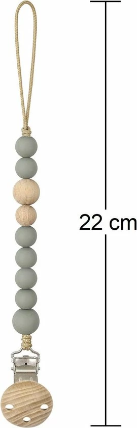 States&Klein Speenkoord - Chalk Blue - Duurzaam - Kraamcadeau - Babyshower - Baby - Blauw 5 States&Klein Speenkoord - Chalk Blue - Duurzaam - Kraamcadeau - Babyshower - Baby - Blauw - Afbeelding 3