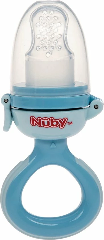 N?by Nuby - Nibbler Sabbelzakje Uit Silicone - Sabbelzakje Voor Baby's En Peuters Vanaf 6 Maanden - Nibbler Voor Fruit En Groenten - Zonder BPA - Blauw 3 N?by Nuby - Nibbler Sabbelzakje Uit Silicone - Sabbelzakje Voor Baby's En Peuters Vanaf 6 Maanden - Nibbler Voor Fruit En Groenten - Zonder BPA - Blauw