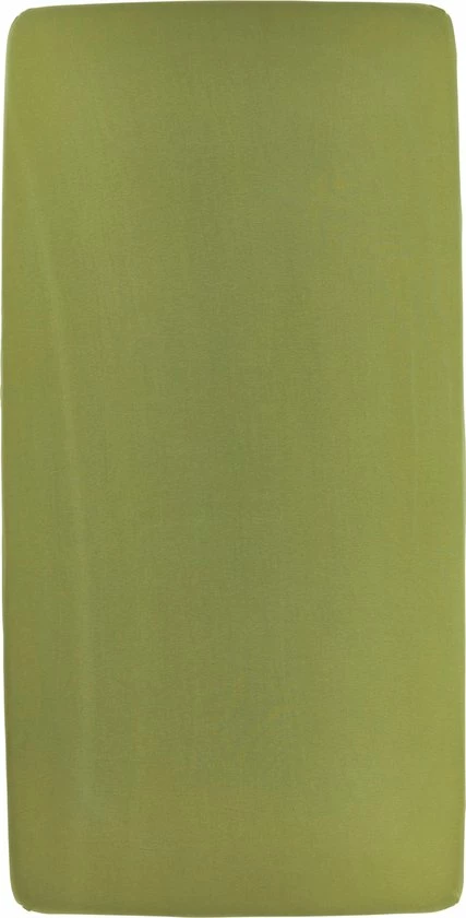 Meyco Jersey Hoeslaken Ledikant - Avocado - 60x120cm 4 Meyco Jersey Hoeslaken Ledikant - Avocado - 60x120cm - Afbeelding 2