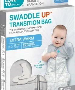 Love To Dream Swaddle Up Overgangsslaapzak Medium 6 - 8,5 Kg 3.5 TOG ( 16 C Of Kouder ) Grey Fase 2 Uitbakeren -Sophie Shop 443x840 2