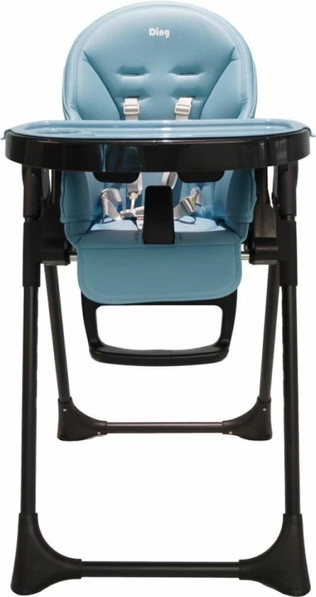 Ding Laze Kinderstoel - Blauw - Inklapbaar - Incl. Tafelblad En Veiligheidsriempje 27 Ding Laze Kinderstoel - Blauw - Inklapbaar - Incl. Tafelblad En Veiligheidsriempje - Afbeelding 25