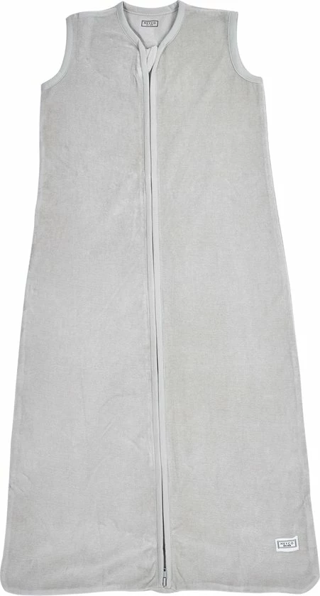Meyco Babyslaapzak Velvet - Lichtgrijs - 70 Cm 3 Meyco Babyslaapzak Velvet - Lichtgrijs - 70 Cm