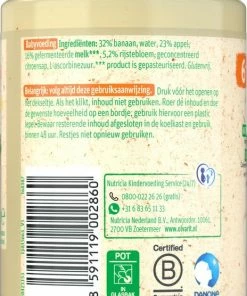 Olvarit Fruithapje 6+ Maanden - Banaan Appel Zuivel - 6 X 200g -Sophie Shop 464x840 2