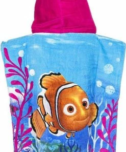 Disney Finding Dory Badponcho - Roze - 50 X 100 Cm - Katoen -Sophie Shop 475x840 1
