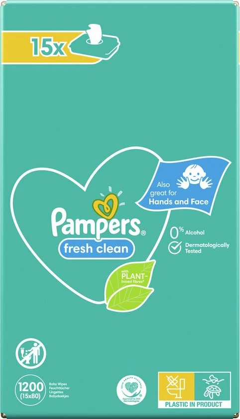 Pampers - Fresh Clean - Billendoekjes - 3600 Doekjes - 45 X 80 11 Pampers - Fresh Clean - Billendoekjes - 3600 Doekjes - 45 X 80 - Afbeelding 9