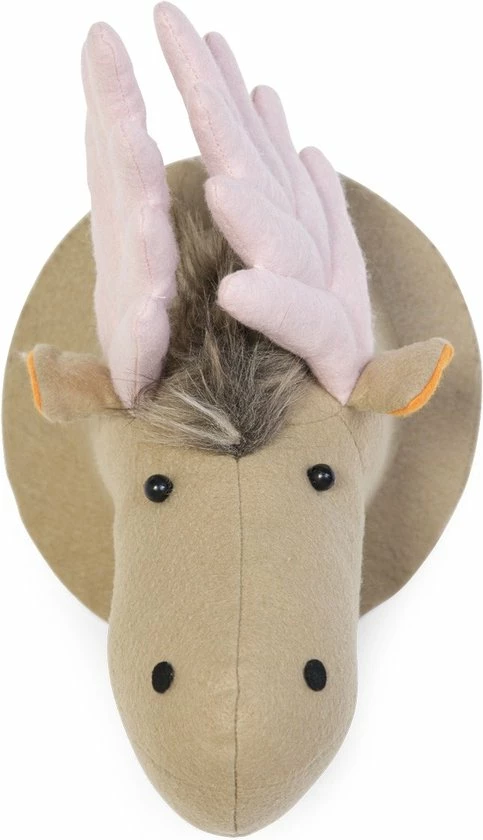 Childhome - Childhome Dierenkop Muurornament Vilt 22x38 Cm - 8 Childhome - Childhome Dierenkop Muurornament Vilt 22x38 Cm - - Afbeelding 6