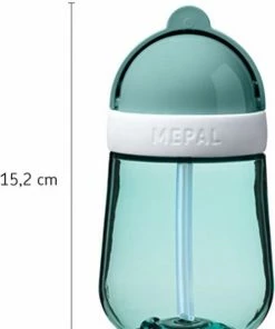 Mepal Mio Rietjesbeker 300 Ml Gegarandeerd Lekvrij Deep Turquoise Ideaal Voor Onderweg Drinkbeker Kinderen -Sophie Shop 489x840 1