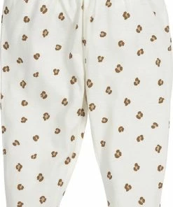 Meyco Mini Panther Baby Pyjama - 2-pack - Offwhite/sand - 62/68 -Sophie Shop 494x840 3