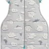 Love To Dream Swaddle Up Overgangsslaapzak Medium 6 - 8,5 Kg 3.5 TOG ( 16 C Of Kouder ) Grey Fase 2 Uitbakeren -Sophie Shop 494x840 4