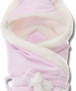 Mamboe Omslagdoek Roze | Wikkeldeken | 100% Katoen | Wikkeldoek Baby | Kraamcadeau | Multifunctioneel | Comfortabel En Warm | Badcape