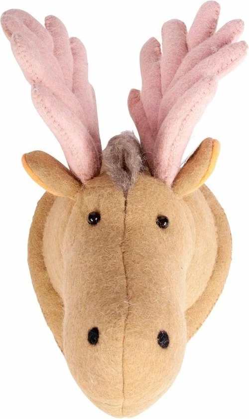 Childhome - Childhome Dierenkop Muurornament Vilt 22x38 Cm - 7 Childhome - Childhome Dierenkop Muurornament Vilt 22x38 Cm - - Afbeelding 5