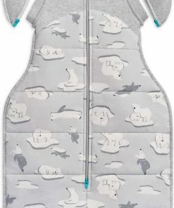 Love To Dream Swaddle Up Overgangsslaapzak Medium 6 - 8,5 Kg 3.5 TOG ( 16 C Of Kouder ) Grey Fase 2 Uitbakeren -Sophie Shop 501x840 1