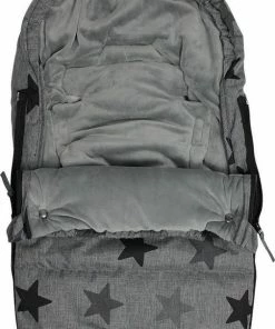 Dooky Voetenzak Small Grey Stars -Sophie Shop 505x840 1