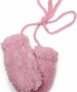 Lajetti - Wanten Sjaal En Muts Teddy 1-2 Jaar Roze - 3 Delige Winter Set Baby -Sophie Shop 511x840