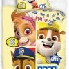 Carbotex Dekbedovertrek Paw Patrol 100 X 135 Cm Katoen Geel -Sophie Shop 517x840 3