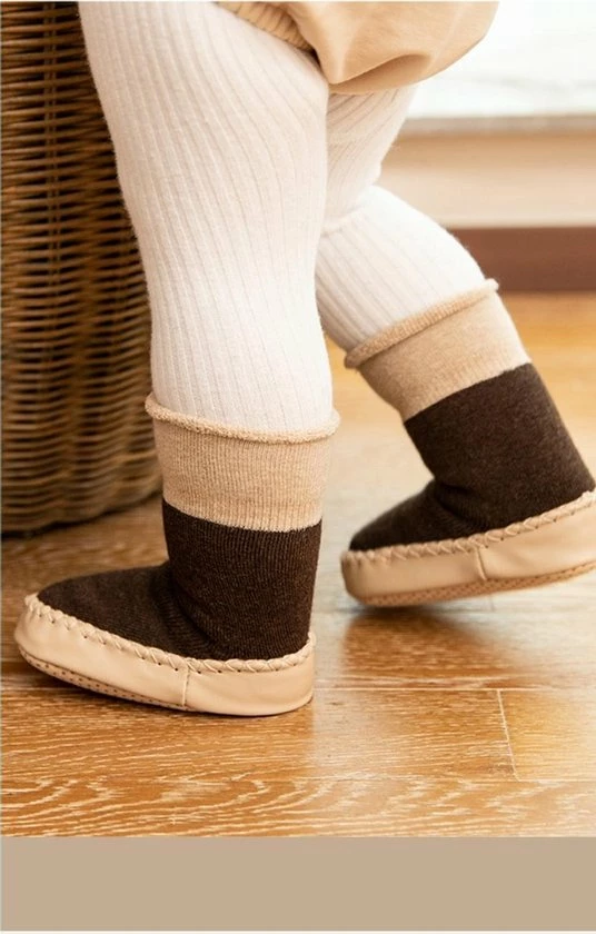 Hee! Baby Handmade Slofjes ,bruin, 0-12 Maanden, Baby Sloffen 3 Hee! Baby Handmade Slofjes ,bruin, 0-12 Maanden, Baby Sloffen