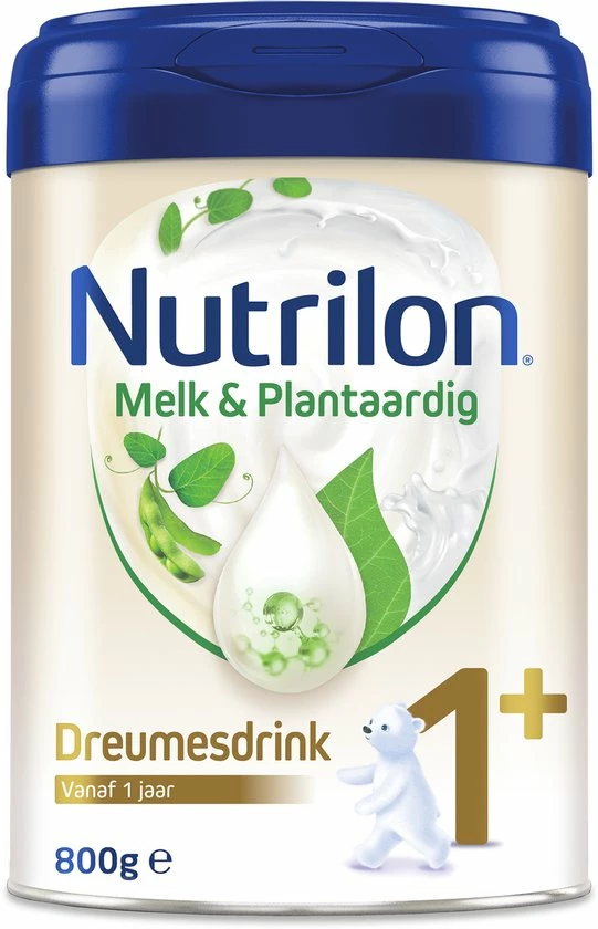 Nutrilon Melk & Plantaardig 1+ - Dreumesdrink Vanaf 12 Maanden - 800 Gram 3 Nutrilon Melk & Plantaardig 1+ - Dreumesdrink Vanaf 12 Maanden - 800 Gram