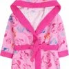 Disney Roze Badjas Met Capuchon En Kleurrijke Motieven Minnie Mouse, OEKO-TEX Gecertificeerd 7-8 Jaar 122/128 Cm -Sophie Shop 543x840 2