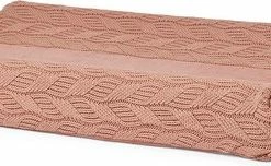 Jollein Aankleedkussenhoes Spring Knit 50x70cm - Rosewood