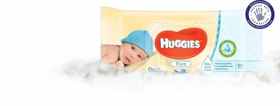 Huggies Billendoekjes Babydoekjes Pure - 56 Stuks 11 Huggies Billendoekjes Babydoekjes Pure - 56 Stuks - Afbeelding 9