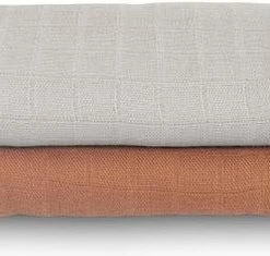 Jollein Hydrofiele Doek Large 115x115cm Bamboe Katoen - Ash Green - 2 Stuks -Sophie Shop 550x235