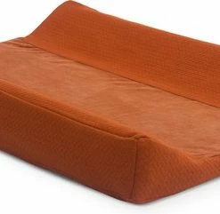 Jollein Aankleedkussenhoes Brick Velvet 50x70cm - Rust