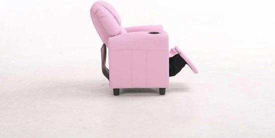 Merkloos Relaxfauteuil Voor Kinderen Rex - Roze 4 Merkloos Relaxfauteuil Voor Kinderen Rex - Roze - Afbeelding 2