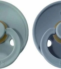 Bibs Fopspeen - Maat 1 0-6 Maanden - 2 Stuks - Petrol - Island Sea