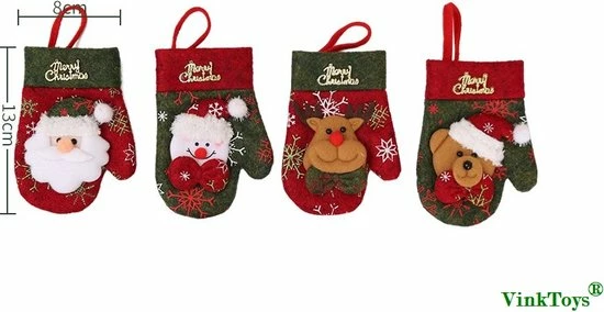 VinkToys Kersthandschoen Bestekhouder - Kerst Bestekhandschoen - Rendier - Bestekhouder Kerstmutsjes Kersthandschoentjes - Kersttafel Decoratie 4 VinkToys Kersthandschoen Bestekhouder - Kerst Bestekhandschoen - Rendier - Bestekhouder Kerstmutsjes Kersthandschoentjes - Kersttafel Decoratie - Afbeelding 2