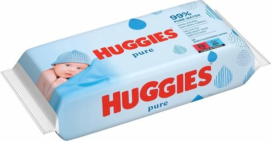 Huggies Billendoekjes Babydoekjes Pure - 56 Stuks 10 Huggies Billendoekjes Babydoekjes Pure - 56 Stuks - Afbeelding 8