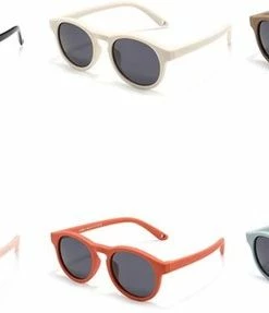 Maesy - Baby Zonnebril Bowi - Dreumes En Peuter - 1-3 Jaar - Flexibel Buigbaar - Verstelbaar Elastiek - Gepolariseerde UV400 Bescherming - Unisex Babyzonnebril Rond - Zwart -Sophie Shop 550x287 1