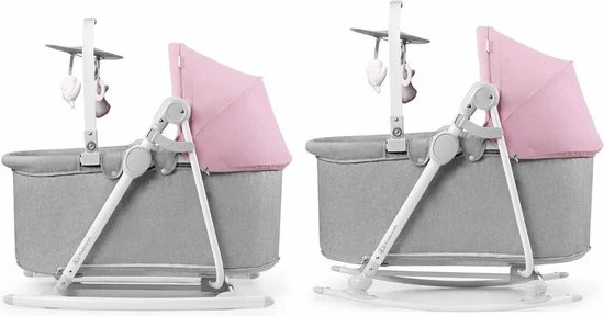 Kinderkraft Nola 5in1 Wieg - Wipstoel - Schommelstoel Peony Rose 6 Kinderkraft Nola 5in1 Wieg - Wipstoel - Schommelstoel Peony Rose - Afbeelding 4