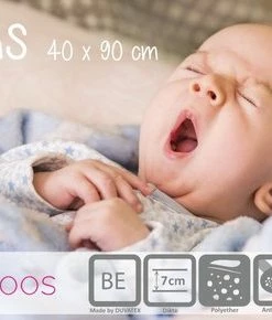 MamaLoes Roos 40x90x7 Cm Recht Wiegmatras KM441 -Sophie Shop 550x290 3