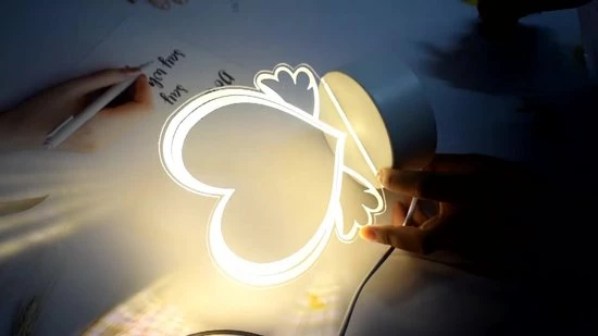 LuxusLiving - Schrijf Nachtlamp LED - Tekenlamp - Message Board - Nachtlampje - Bureaulamp - Romantisch - Cadeau 4 LuxusLiving - Schrijf Nachtlamp LED - Tekenlamp - Message Board - Nachtlampje - Bureaulamp - Romantisch - Cadeau - Afbeelding 2