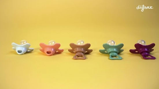 Difrax Fopspeen Newborn Natural Speen - Mist/Grijs - 2 Stuks 4 Difrax Fopspeen Newborn Natural Speen - Mist/Grijs - 2 Stuks - Afbeelding 2