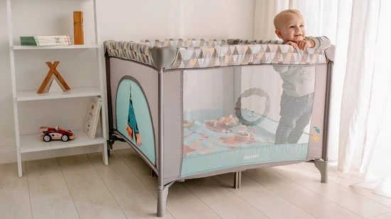 Lionelo Lene - Kinderbox - Voor Kinderen Tot 15 Kg - LockGuard Systeem - Compact 6 Lionelo Lene - Kinderbox - Voor Kinderen Tot 15 Kg - LockGuard Systeem - Compact - Afbeelding 4