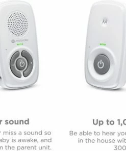 Motorola Nursery Babyfoon - AM21 Audio - Wit - Audio Observatie - Hooggevoelige Microfoon - ECO Modus - DECT Technologie - Tot 300 Meter 22 Motorola Nursery Babyfoon - AM21 Audio - Wit - Audio Observatie - Hooggevoelige Microfoon - ECO Modus - DECT Technologie - Tot 300 Meter -Sophie Shop 550x310