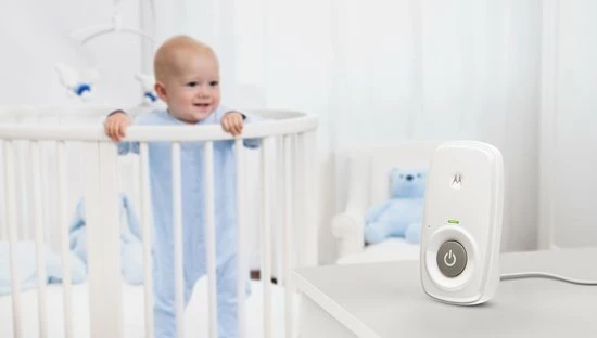 Motorola Nursery Babyfoon - AM21 Audio - Wit - Audio Observatie - Hooggevoelige Microfoon - ECO Modus - DECT Technologie - Tot 300 Meter 5 Motorola Nursery Babyfoon - AM21 Audio - Wit - Audio Observatie - Hooggevoelige Microfoon - ECO Modus - DECT Technologie - Tot 300 Meter - Afbeelding 3