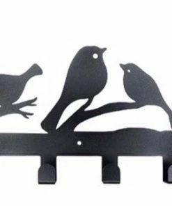 Kidswall Kinderkapstok - Vogels - Kinderkapstok Haakjes - Babykamer Kapstokken - Babykamer - 6 Haken – Design Kapstokken - Inclusief Bevestigingsmateriaal – Wandkapstok - Babykameraccessoires - Kinderkamer Haakjes - Zwart - Modern -Sophie Shop 550x317 1