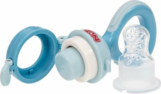 N?by Nuby - Nibbler Sabbelzakje Uit Silicone - Sabbelzakje Voor Baby's En Peuters Vanaf 6 Maanden - Nibbler Voor Fruit En Groenten - Zonder BPA - Blauw 7 N?by Nuby - Nibbler Sabbelzakje Uit Silicone - Sabbelzakje Voor Baby's En Peuters Vanaf 6 Maanden - Nibbler Voor Fruit En Groenten - Zonder BPA - Blauw - Afbeelding 5