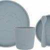 Jollein Kinderserviesset Siliconen 4-delig - Storm Grey -Sophie Shop 550x322