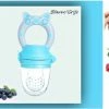 Bob Online ™ - Blauw Baby Fruitspeen En Bijtring In- Een Met Medium Speen - Fruitzuiger – Blauw Fruit Fopspeen Voorkomt Verstikking - Kinderbestek - Babyvoeding - Fruitspeen - Babyspeen Voor Groenten En Fruit – Blue Baby Fruit Pacifier & Teether In-1 -Sophie Shop 550x336