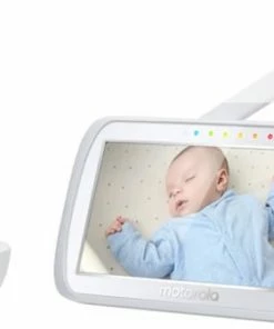 Motorola Nursery Babyfoon - Video Baby Monitor - VM35 - Wit - 5-inch Ouder Unit - Infrarood - Digitale Zoom - Terugspreekfunctie -Sophie Shop 550x337 5