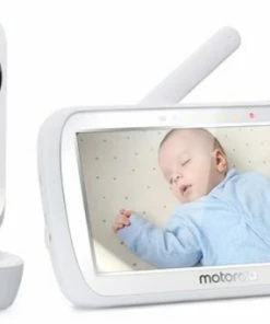 Motorola Nursery Babyfoon - Video Baby Monitor - VM35 - Wit - 5-inch Ouder Unit - Infrarood - Digitale Zoom - Terugspreekfunctie -Sophie Shop 550x342 1
