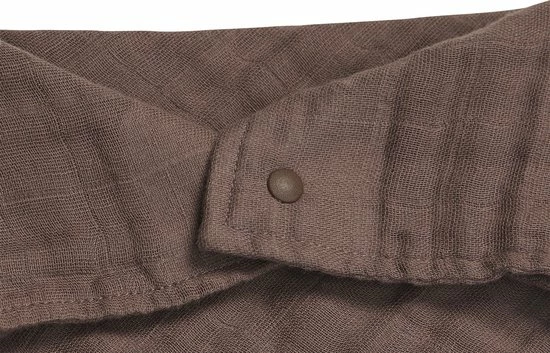 Jollein Slab Bandana - Wrinkled - Chestnut - 2 Stuks 6 Jollein Slab Bandana - Wrinkled - Chestnut - 2 Stuks - Afbeelding 4