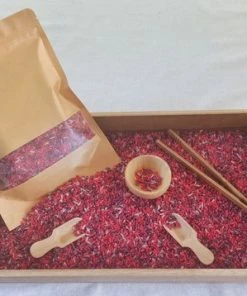 Merkloos Speelbak Set - Princess - Incl. Rijst En Accessoires - Montessori Sensorisch Open-ended - Zand Speelzand Sensory Speelrijst Fijne Motoriek - Bak Basisset Sensomotorisch Loose Parts Open End Play - Sinterklaas Cadeau Lijstje -Sophie Shop 550x358 3