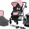 Kinderkraft Juli 3 In 1 Kinderwagen - Inclusief Autostoel - Pink -Sophie Shop 550x362