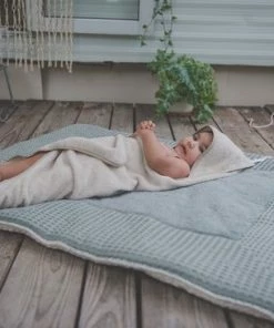 Koeka Baby Badcape Dijon Daily - 100x100cm - Zand -Sophie Shop 550x365 13